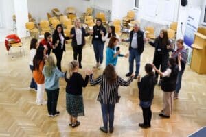 Networking energizer at the training in Iasi