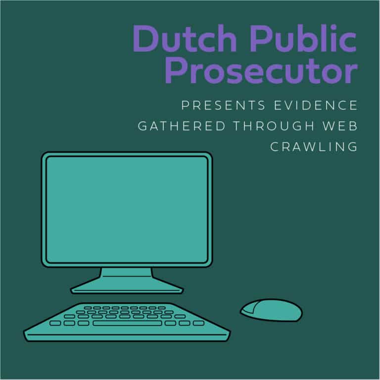 web crawler prosecution
