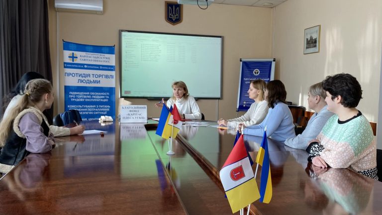 Caritas Odesa staff working with unemployed women (1)